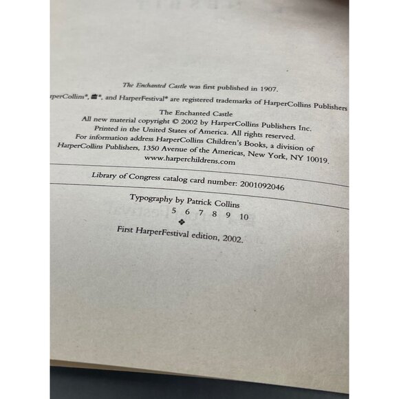 The Enchanted Castle book by E. Nesbit Charming Classics 2002 Harper READ - Picture 5 of 6